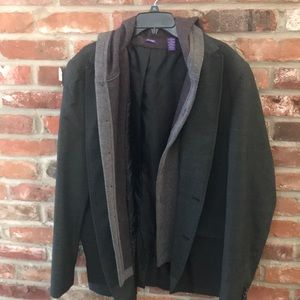 Blazer with Hoodie Lining.